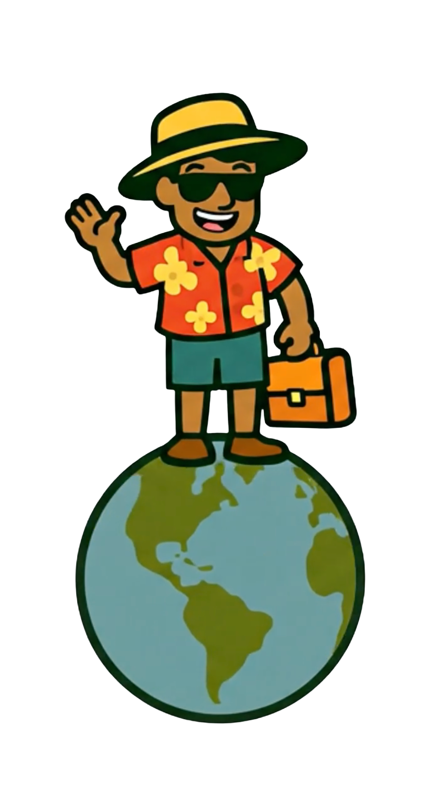 Sauntr Mission - Traveler on Globe